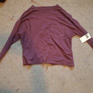 Brand new dark red long sleeve